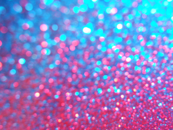 Blue and pink glittery background